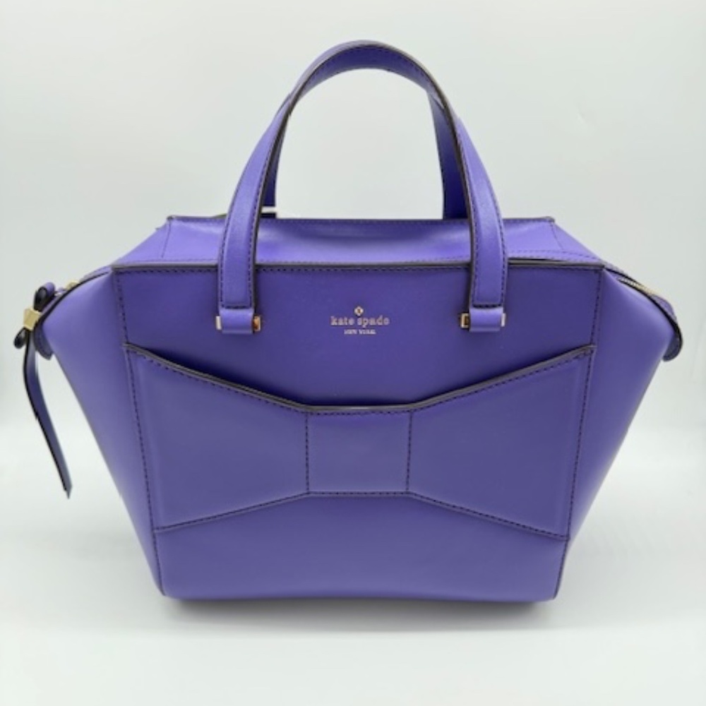 Kate Spade New York 2 Park Avenue BEAU Sonia Purple Handbag~Vintage~Classic~